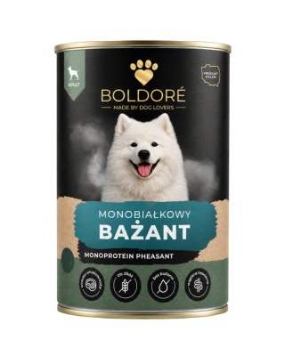 Karma mokra dla psa Monoproteinowy Bażant 800g (dorosły)