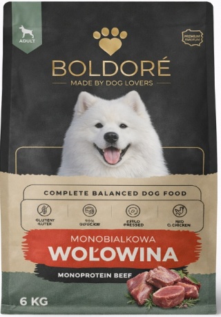 Karma sucha dla psa Monobiałkowa Wołowina 6kg (dorosły)