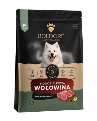 Karma sucha dla psa Monobiałkowa Wołowina 6kg (dorosły)