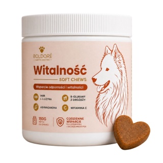 BOLDORÉ Witalność Soft Chews – wsparcie odporności i witalności 180 g