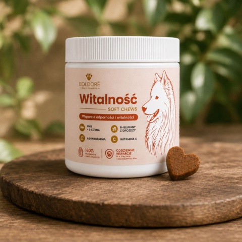 BOLDORÉ Witalność Soft Chews – wsparcie odporności i witalności 180 g
