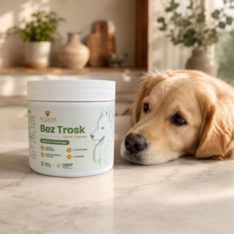 BOLDORÉ Bez Trosk Soft Chews – suplement diety dla psów 180 g