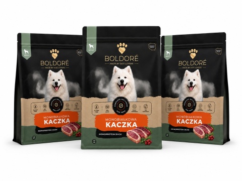 Zestaw karma sucha dla psa Monobiałkowa Kaczka 3x1,5kg (dorosły)