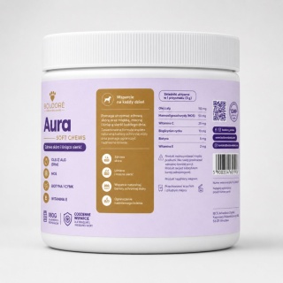 BOLDORÉ Aura Soft Chews – zdrowa skóra i lśniąca sierść 180 g