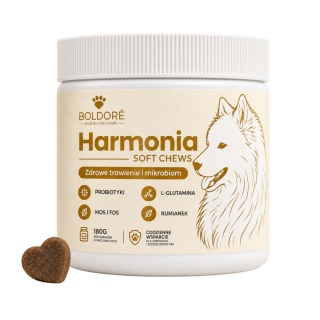 BOLDORÉ Harmonia Soft Chews – zdrowe trawienie i mikrobiom 180 g