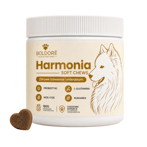 BOLDORÉ Harmonia Soft Chews – zdrowe trawienie i mikrobiom 180 g
