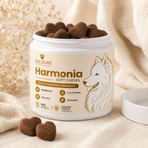 BOLDORÉ Harmonia Soft Chews – zdrowe trawienie i mikrobiom 180 g