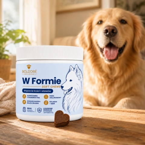 BOLDORÉ W Formie Soft Chews – wsparcie stawów i kości 180 g